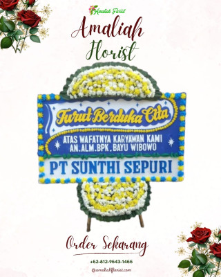 Papan Bunga Duka di Greges