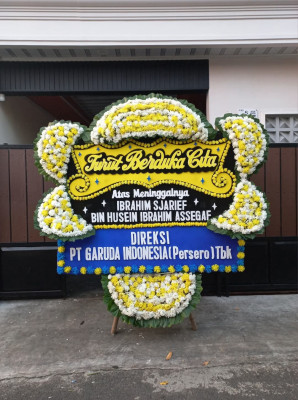 Papan Bunga Duka di Greges