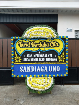 Papan Bunga Duka di Greges